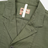JK04 WORK SUIT JACKET SLUB SATEEN