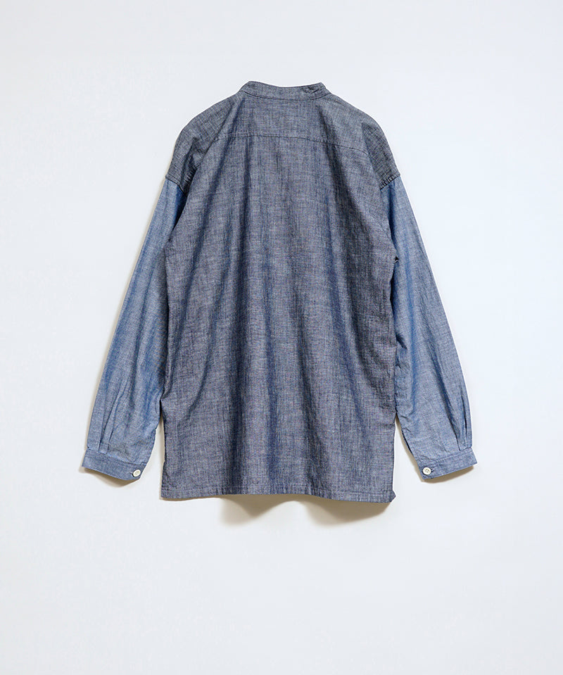 S51A WORK SHIRT CRINKLED CHAMBRAY
