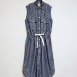 D51A WORK SH DR 2TONE CHAMBRAY