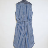 D51A WORK SH DR 2TONE CHAMBRAY