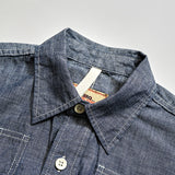 D51A WORK SH DR 2TONE CHAMBRAY