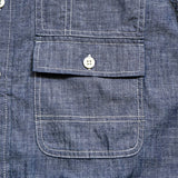 D51A WORK SH DR 2TONE CHAMBRAY