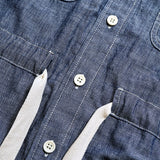 D51A WORK SH DR 2TONE CHAMBRAY