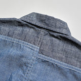D51A WORK SH DR 2TONE CHAMBRAY