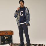 ATHLETIC SWEAT SHIRT LETTERED