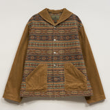 SHAWL COLLOAR JACKET FAIR ISLE