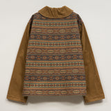 SHAWL COLLOAR JACKET FAIR ISLE