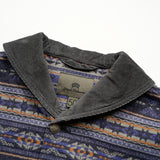 SHAWL COLLOAR JACKET FAIR ISLE
