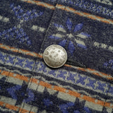 SHAWL COLLOAR JACKET FAIR ISLE