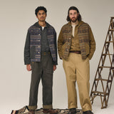 SHAWL COLLOAR JACKET FAIR ISLE