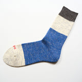 THREE TONE BORDER SOCKS