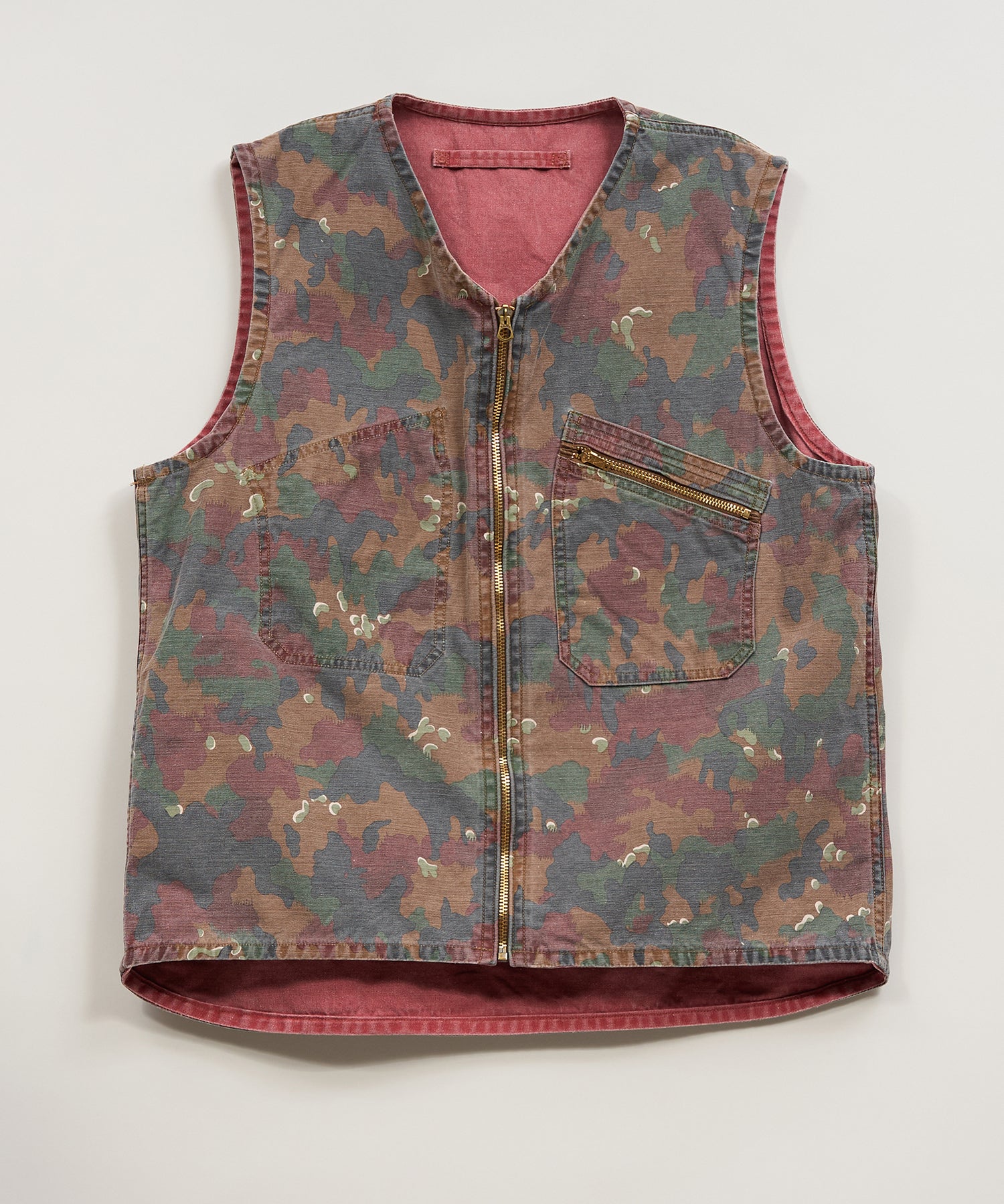REVERSIBLE VEST FADE CAMO