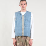 REVERSIBLE VEST FADE CAMO