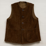 JERKIN VEST SUEDE REVERSIBLE