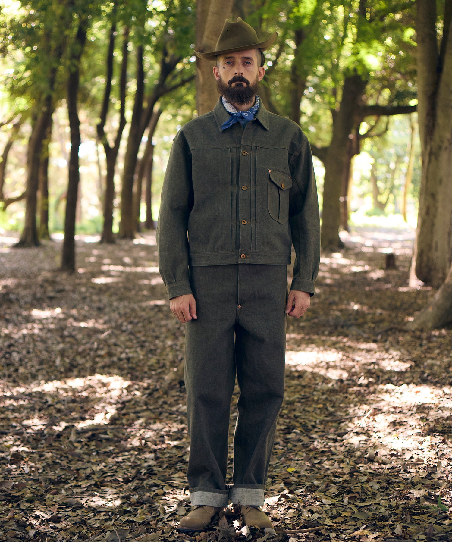 Lee × Nigel Cabourn ʼOXʼed Silverʼ - RANCH WORKER 101J