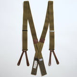 Lee × Nigel Cabourn ʼOXʼed Silverʼ - FIELD WORKER SUSPENDER