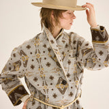 50s BLANKET GOWN COAT