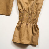 FRENCH SMOKING BLOUSE TWILL