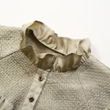 FRENCH SMOKING BLOUSE TWILL