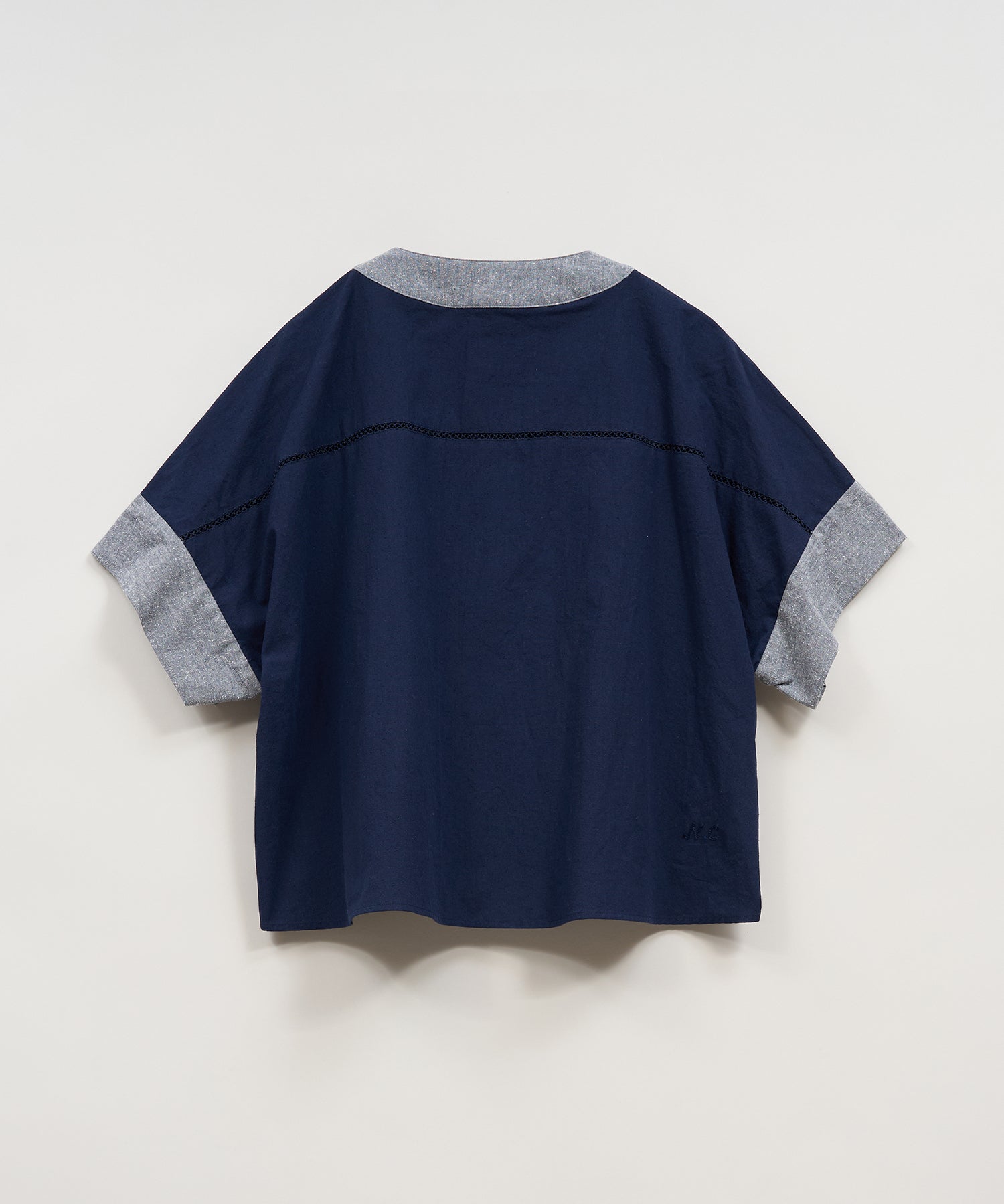 50s CREW NECK BLOUSE NOIL
