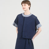 50s CREW NECK BLOUSE NOIL