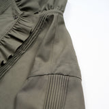 GATHER COLLAR BLOUSE WOOL