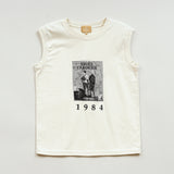 SLEEVELESS T PHOTO EMBROIDERY