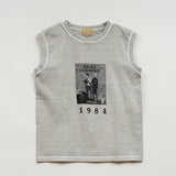 SLEEVELESS T PHOTO EMBROIDERY