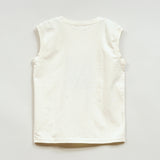 SLEEVELESS T PHOTO EMBROIDERY