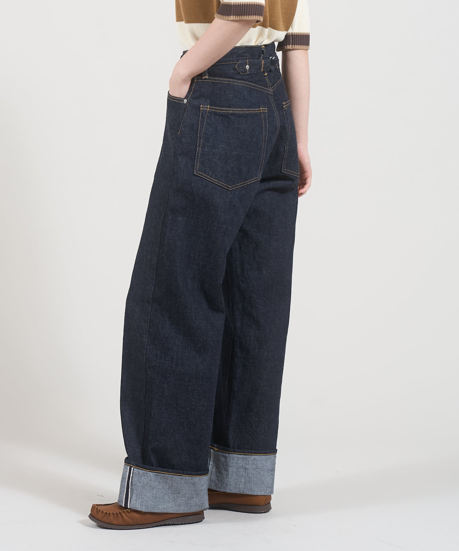 WIDE STRAIGHT 5POCKET PANT DENIM