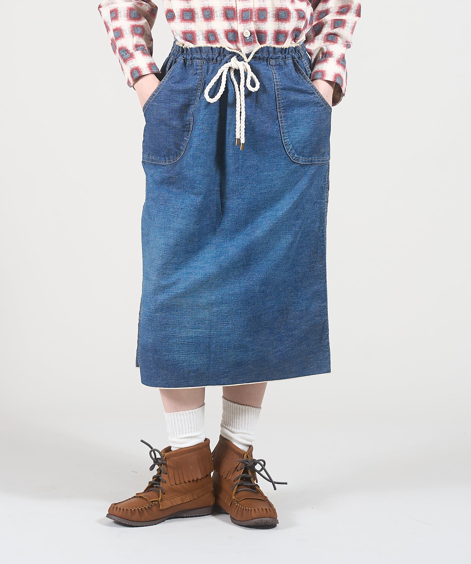 50s LAUNDRY BAG SKIRT WITH FLANNEL
