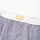 HANDKERCHIEF HEM WRAP SKIRT NOIL