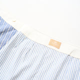 HANDKERCHIEF HEM WRAP SKIRT STRIPE