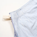 HANDKERCHIEF HEM WRAP SKIRT STRIPE