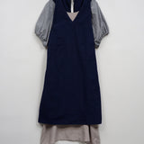 ANTIQUE APRON DRESS NOIL