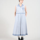 ANTIQUE NURSE DRESS SLEEVELESS