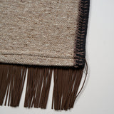 TRIBAL PONCHO  RAG JACQUARD