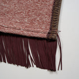 TRIBAL PONCHO  RAG JACQUARD