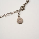 ANTIQUE LACE INITIAL LONG NECK