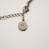 ANTIQUE LACE INITIAL LONG NECK