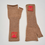 WOOL FINGERLESS GLOVES